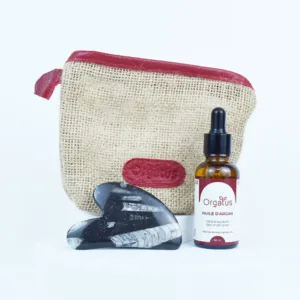 Huile Pure d'Argan Et Gua Sha
